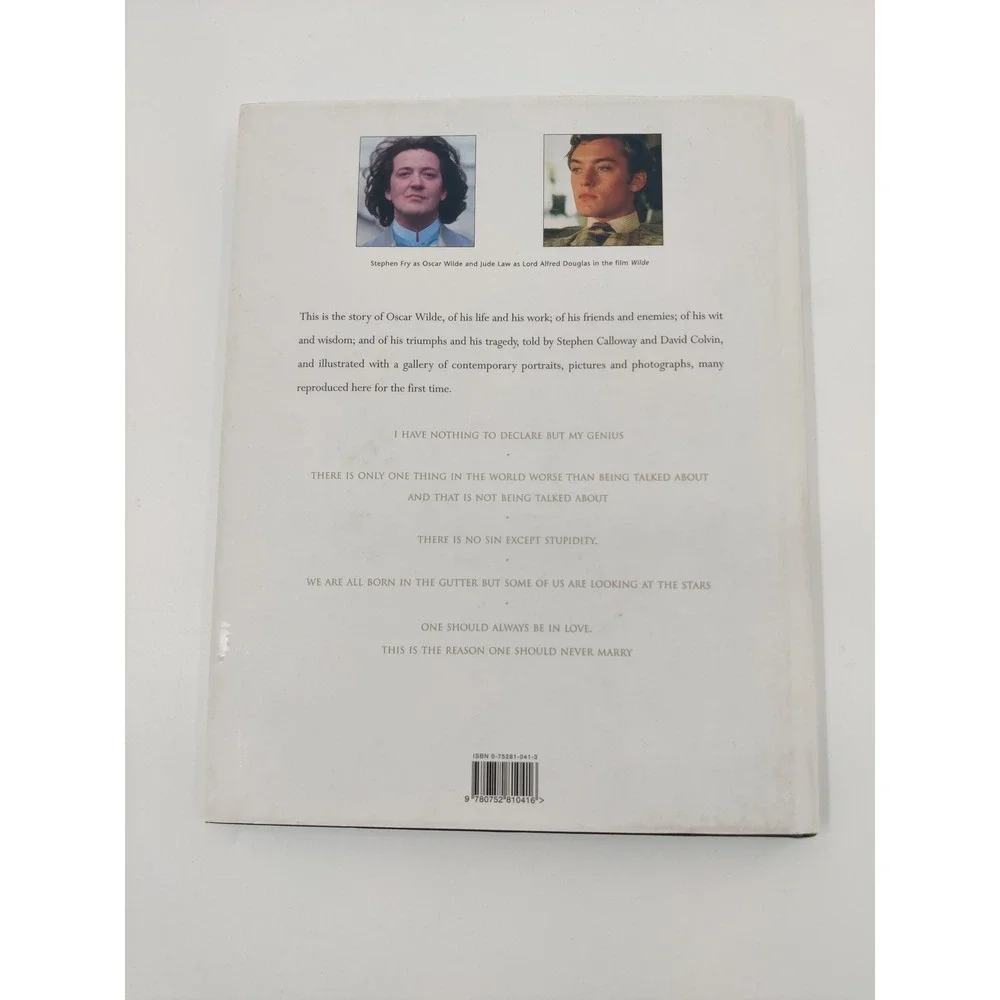Oscar‎ Wilde An Exquisite Life Biography Stephen Calloway Colvin Hardcover Book